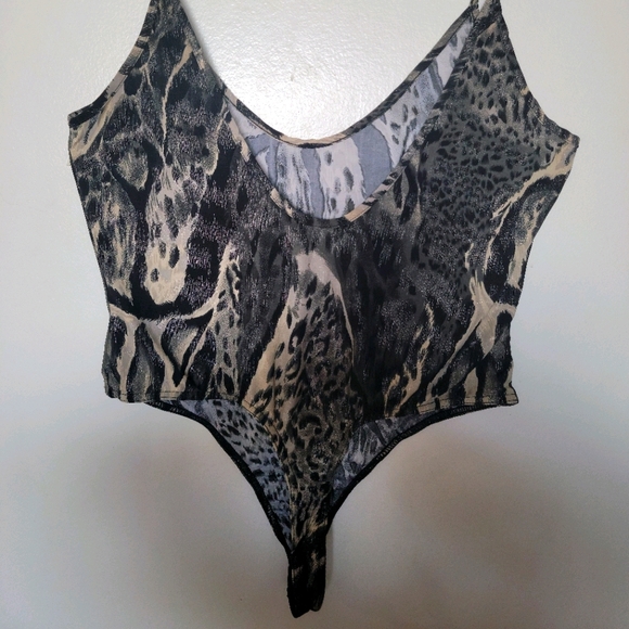 Animal Print Body Suit - Picture 2 of 2